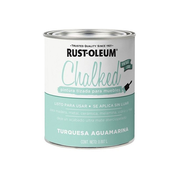 PINTURA CHALKED TURQUESA AGUAMARINA - CasaMármol Honduras